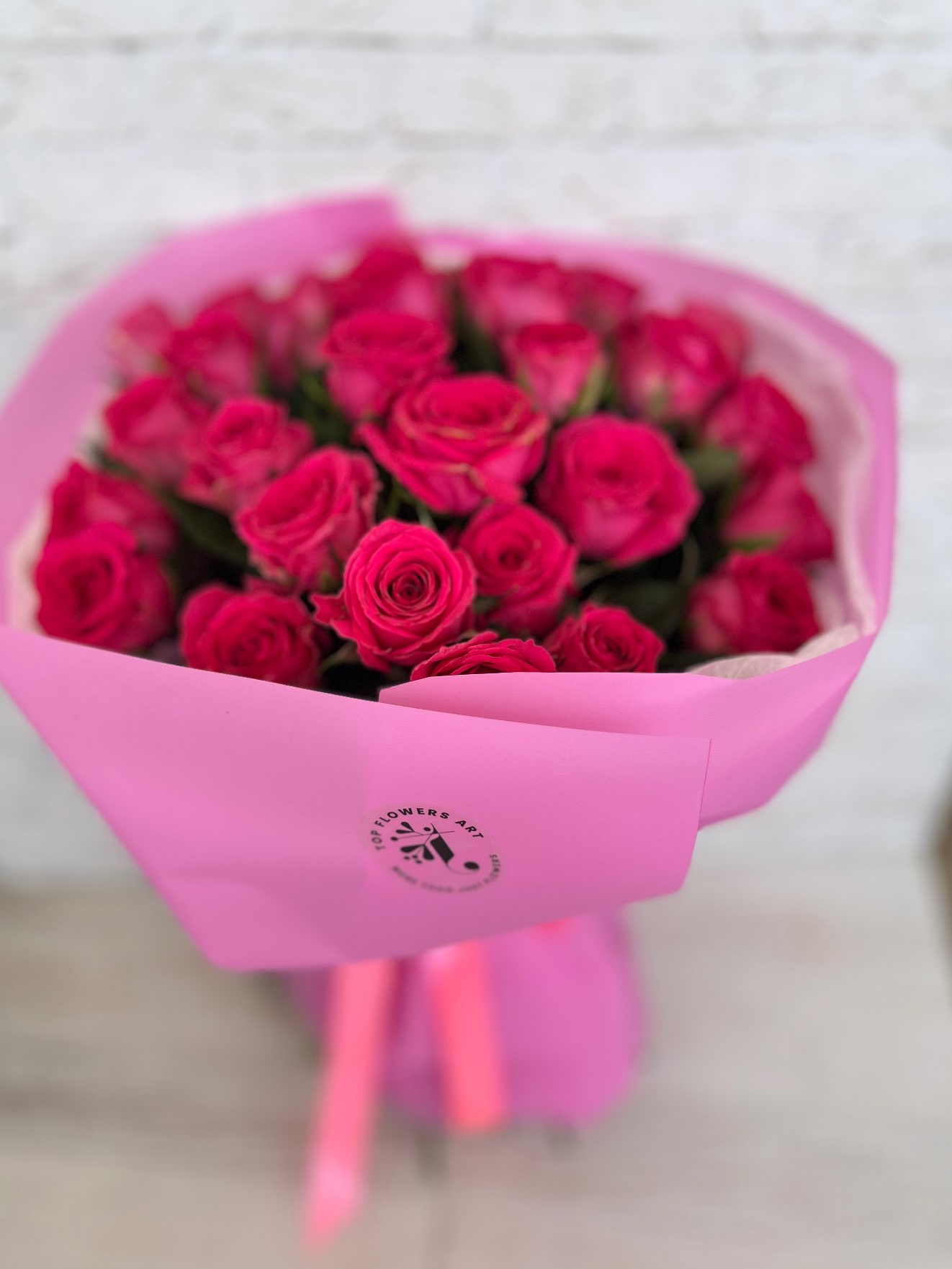 ורד פוקסיה ורוד 200₪