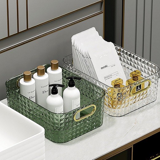 סלסלה אקרילית לאחסון דגם דיאמונד 