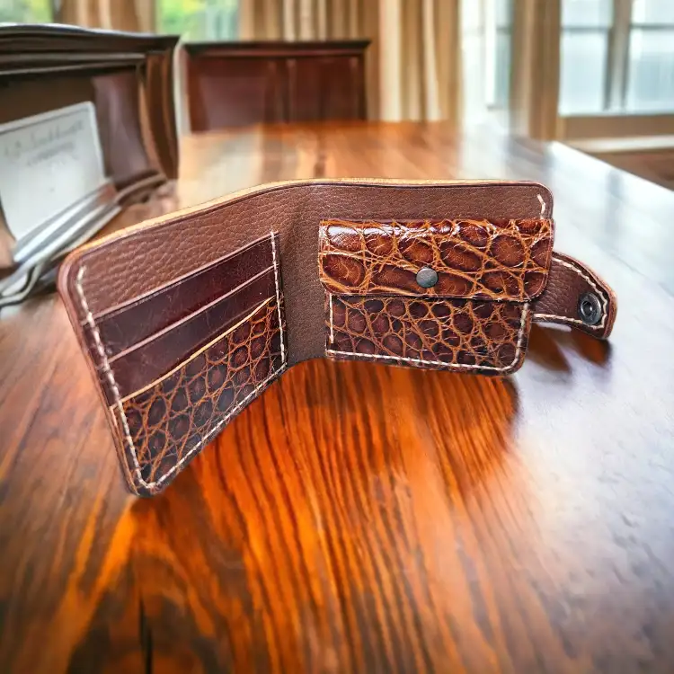 ארנק דמוי עור תנין