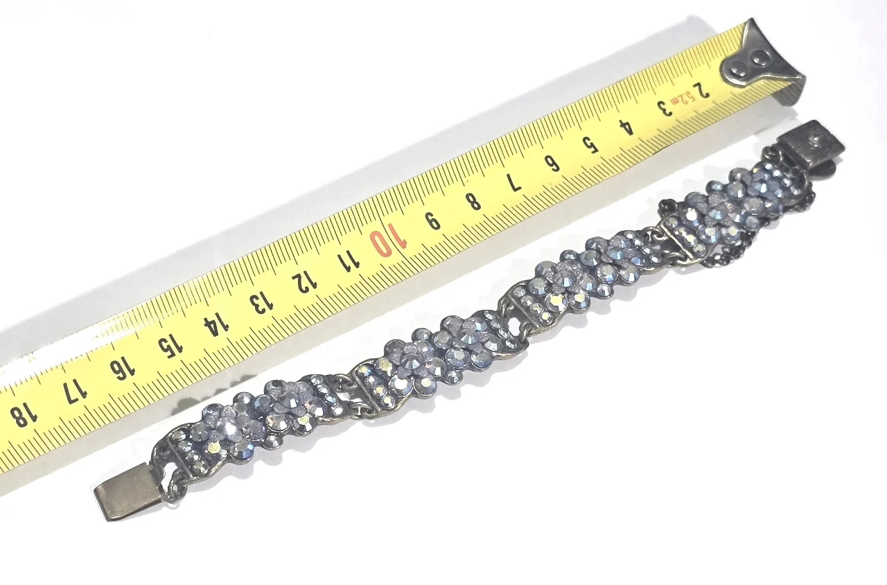 צמיד מבית מיכל נגרין אבני סברובסקי בתורכיז