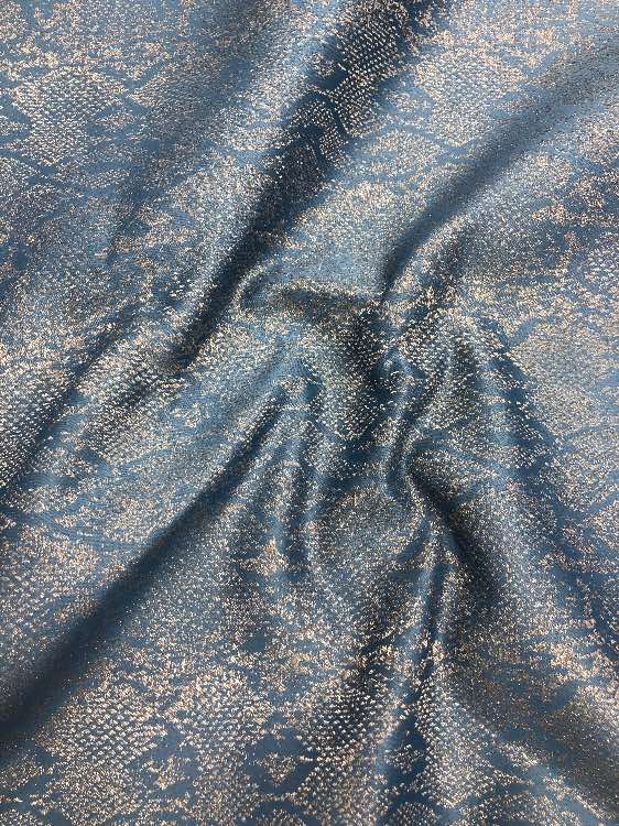 ז׳קארד דגם נחש צבע כחול