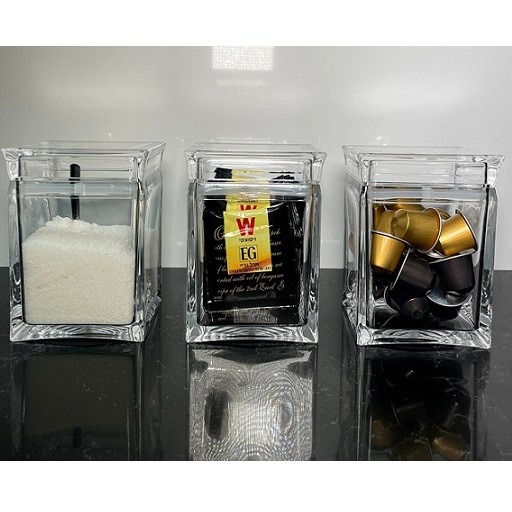 סט תה קפה סוכר אקרילי 