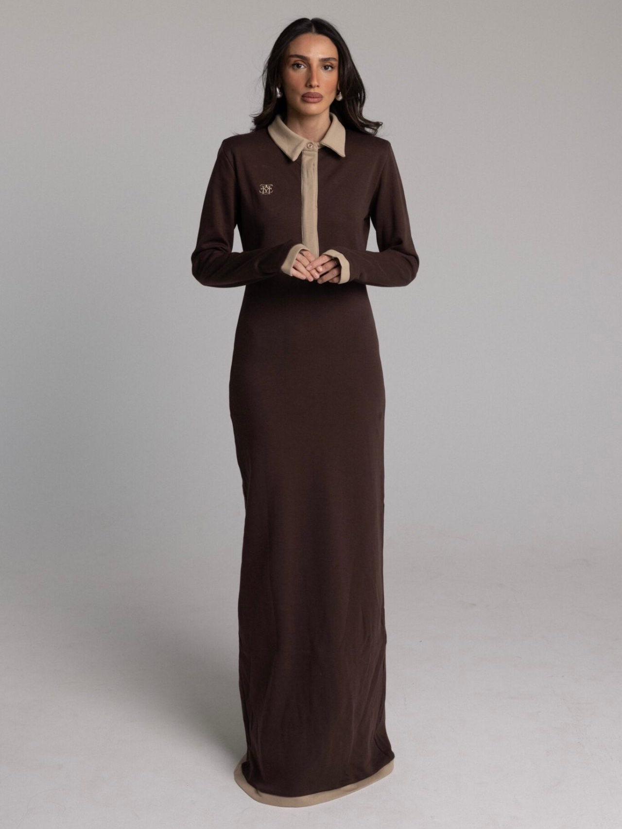 שמלת רייזל חום