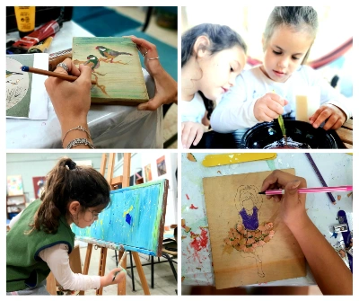 סדנאות אומנות עם שרון