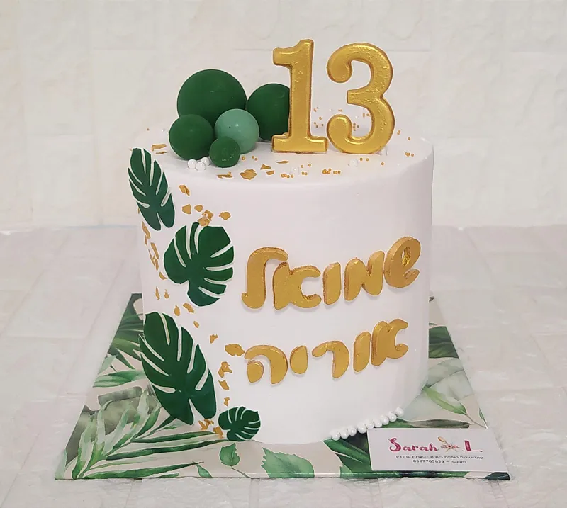 עוגת בר מצווה 🍀💫