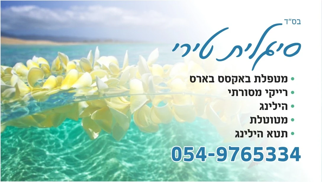 כרטיס הביקור שלי