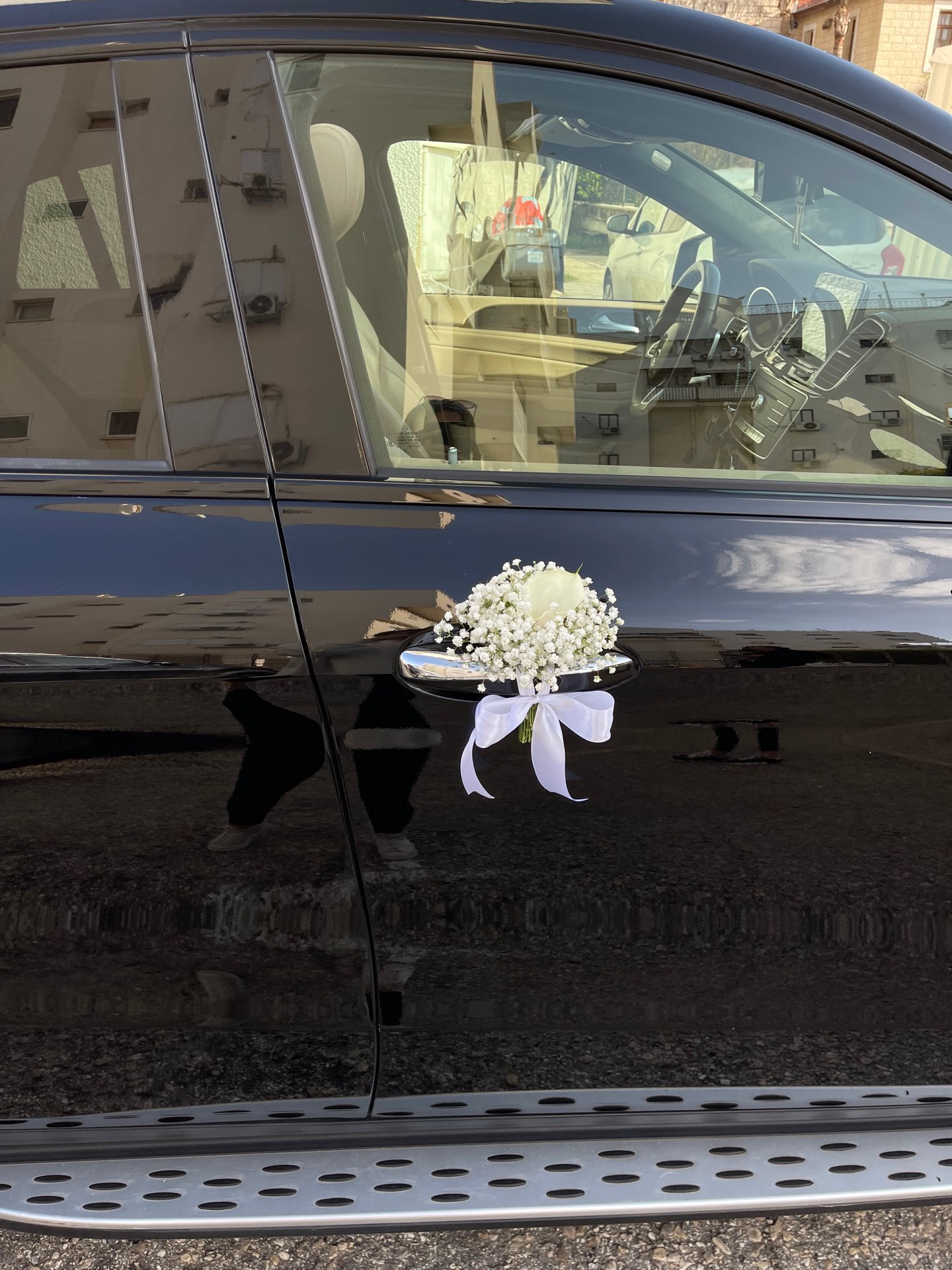 קישוט רכב חתן וכלה