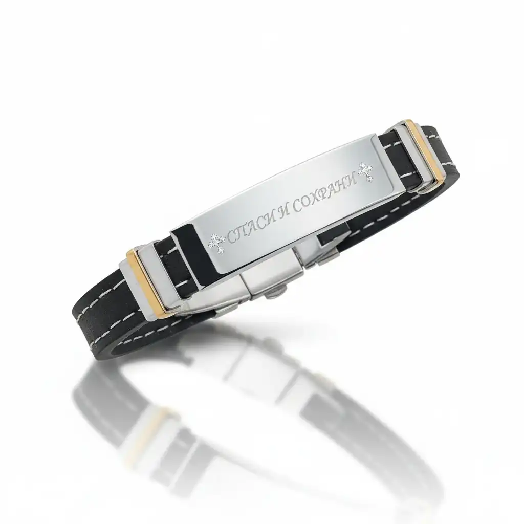 צמיד ברכה לגבר ברוסית спаси и сохрани