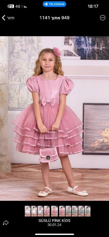 שמלת נסיכות פרימיום 2-8 שנים