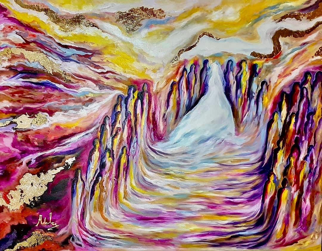 ⁨	חתונה יהודית בצבעי פוקסיה