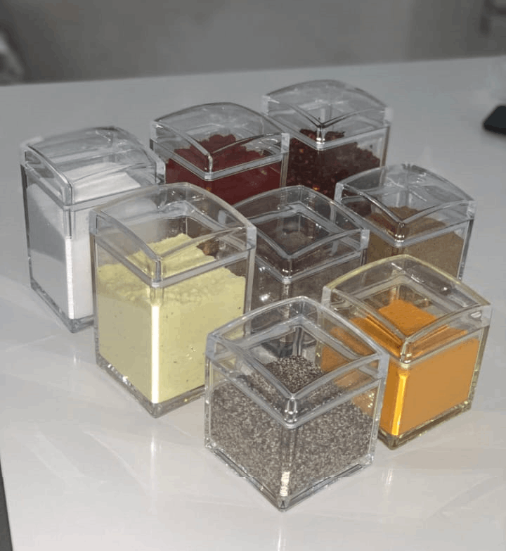 קופסת אחסון אקרילית דגם פנסי