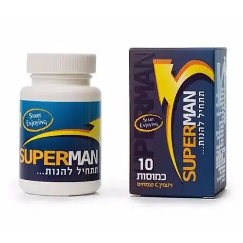טבליות Super Man – פתרון טבעי לשיפור האון הגברי