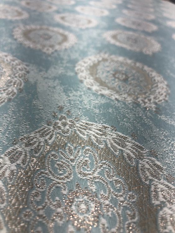 ז׳קארד דגם יהלום צבע טורקיז