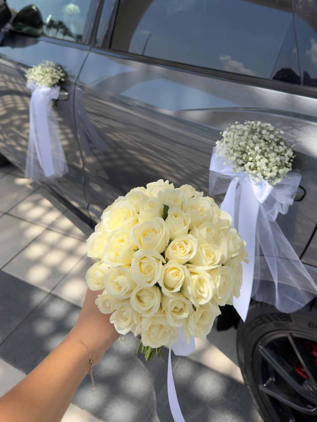 זר כלה | קישוט רכב