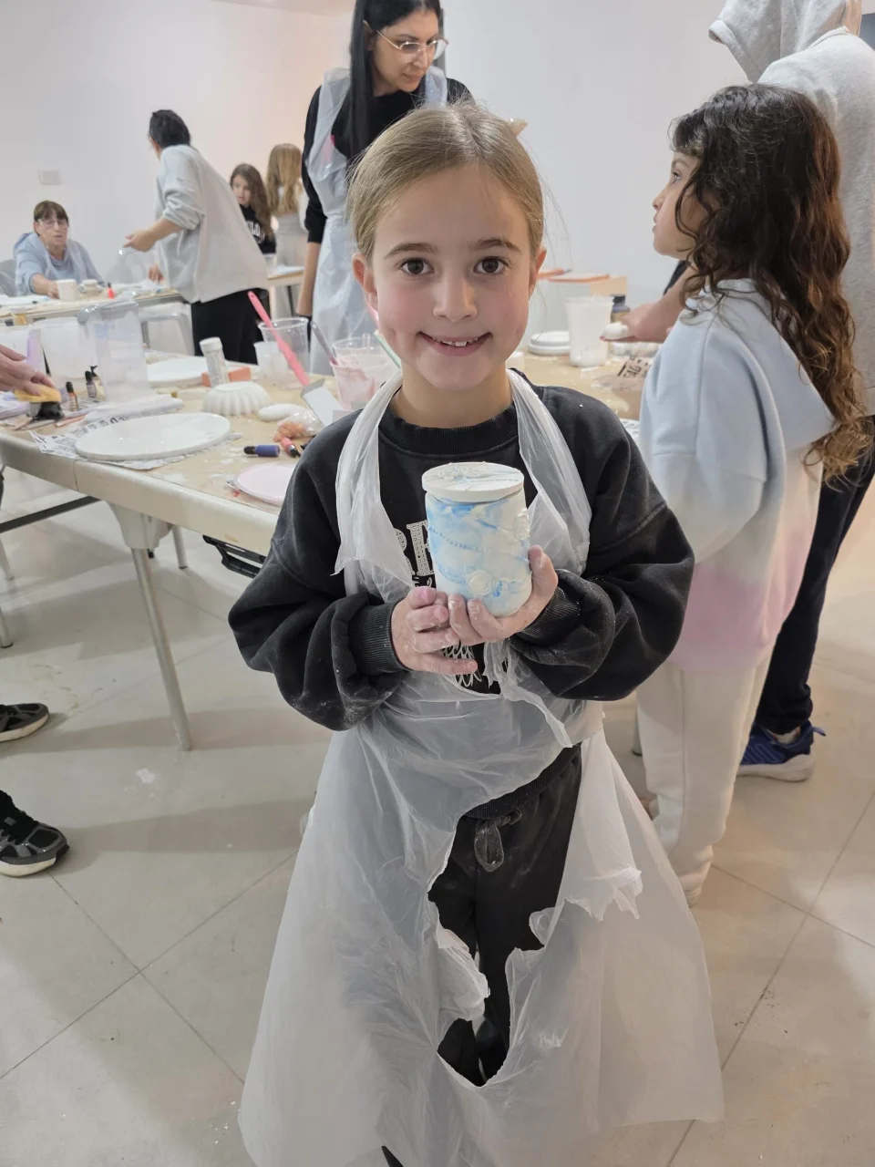 סדנאות יצירה מבטון לילדים