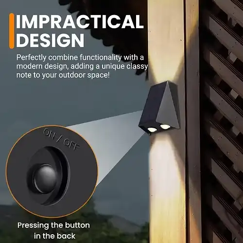 תאורת קיר - 1 אפ 2 דאון