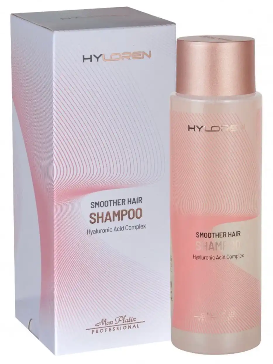 שמפו ללא מלחים לשיער מוחלק הילורן פרימיום 500 מ"ל 