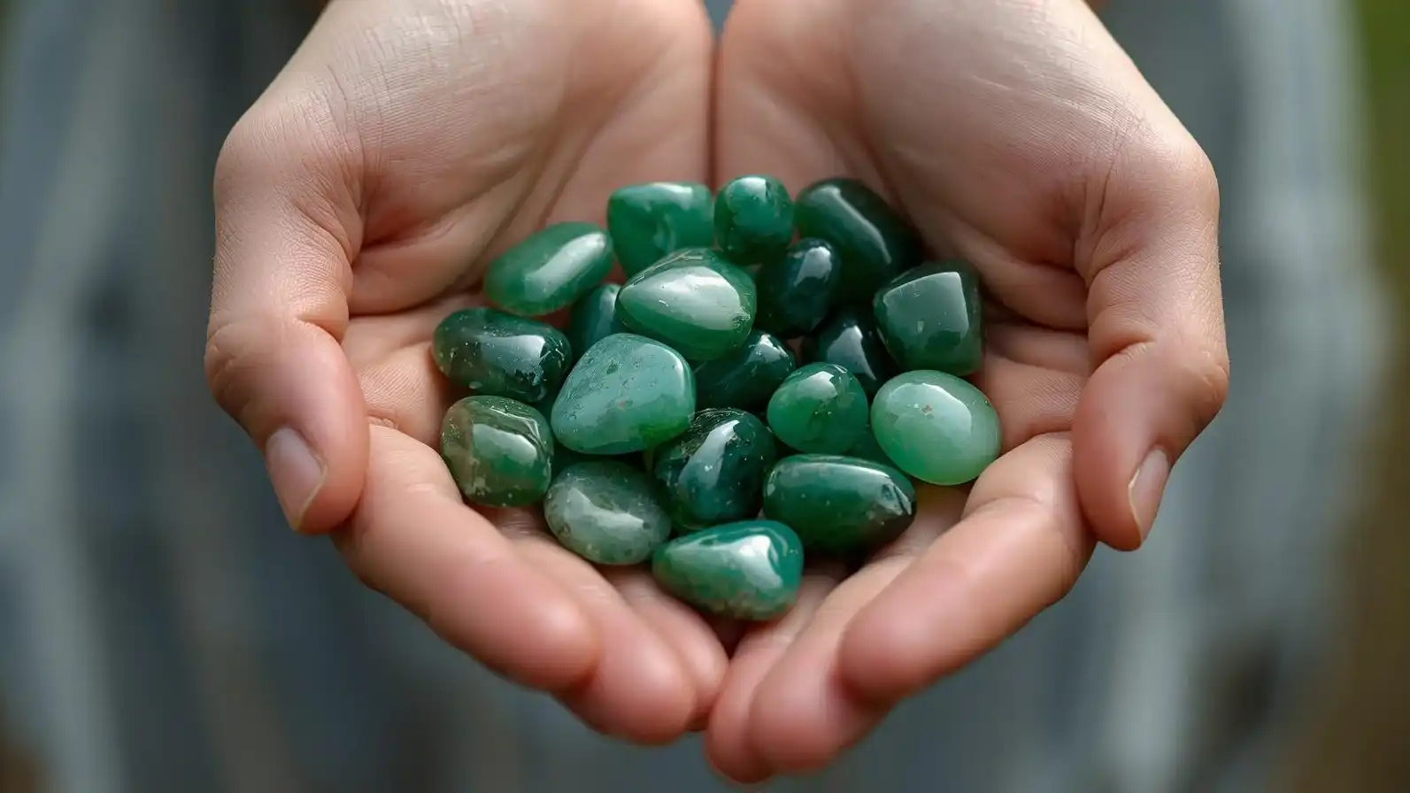 אוונטורין ירוק (Green Aventurine)