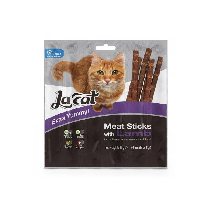 חטיף לה-קט מקלות בשר עם כבש