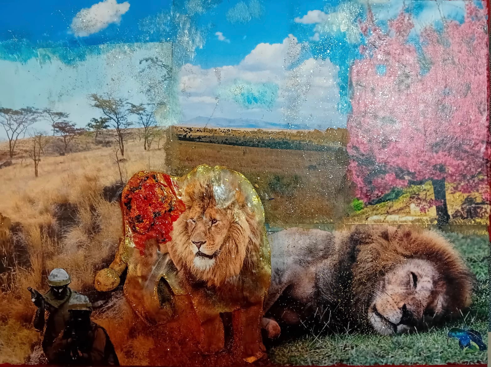 אני האריה ששפכו עליו חומצה