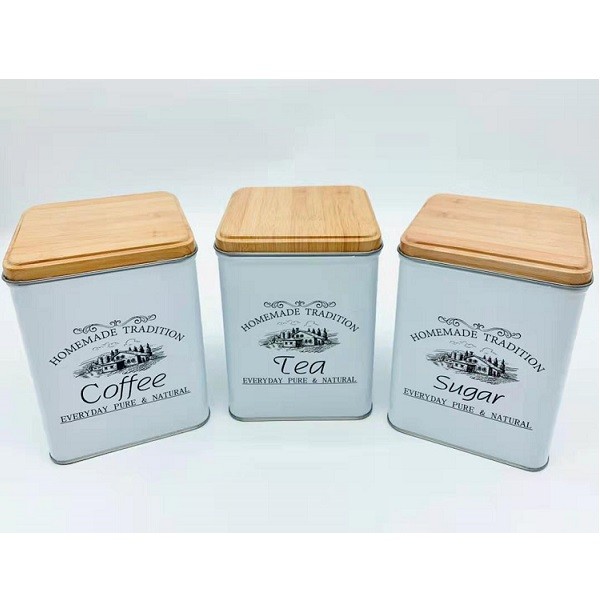 סט תה קפה סוכר מרובע או עגול