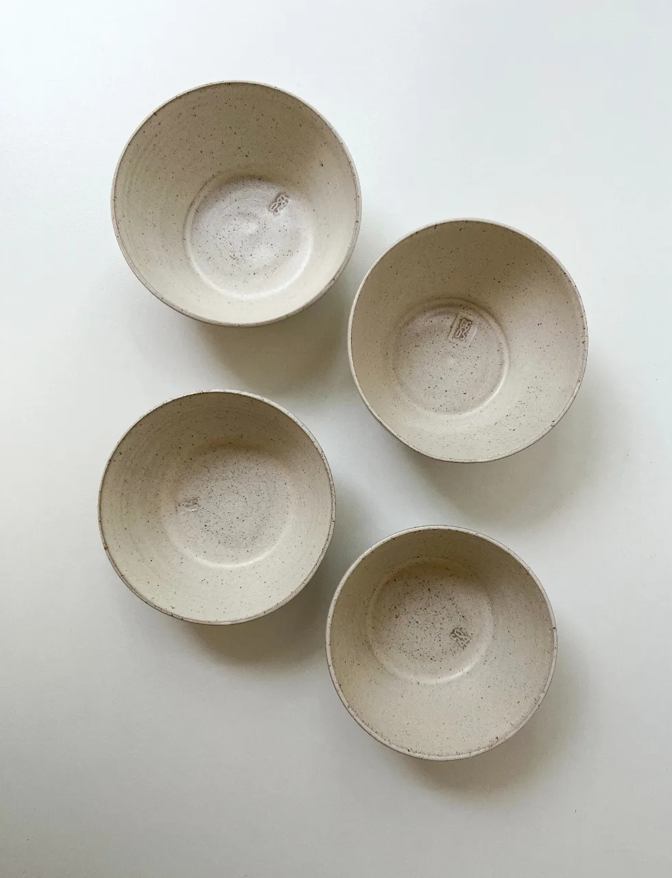 סט קערות לבנות