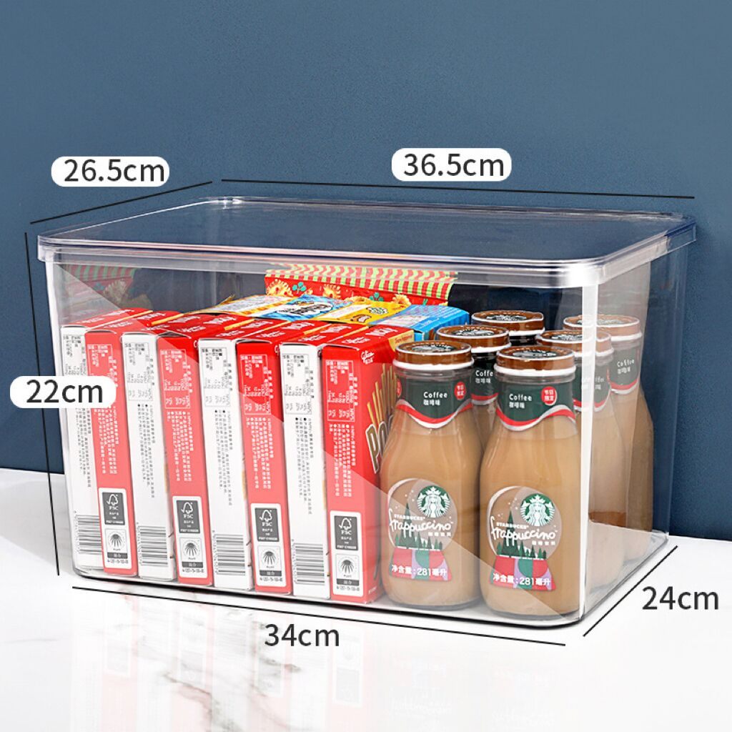 קופסת אחסון אקרילי מג'יק 17 ליטר עם מכסה