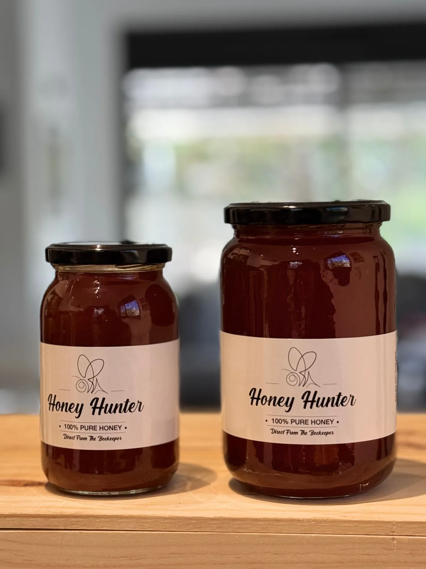 דבש נוזלי ודבש מגובש טהור מפרחי בר ׀ Honey Hunter