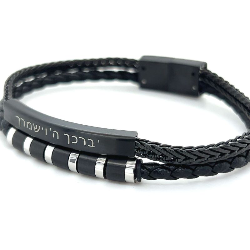 צמיד סטייל חריטה לגבר- Yali