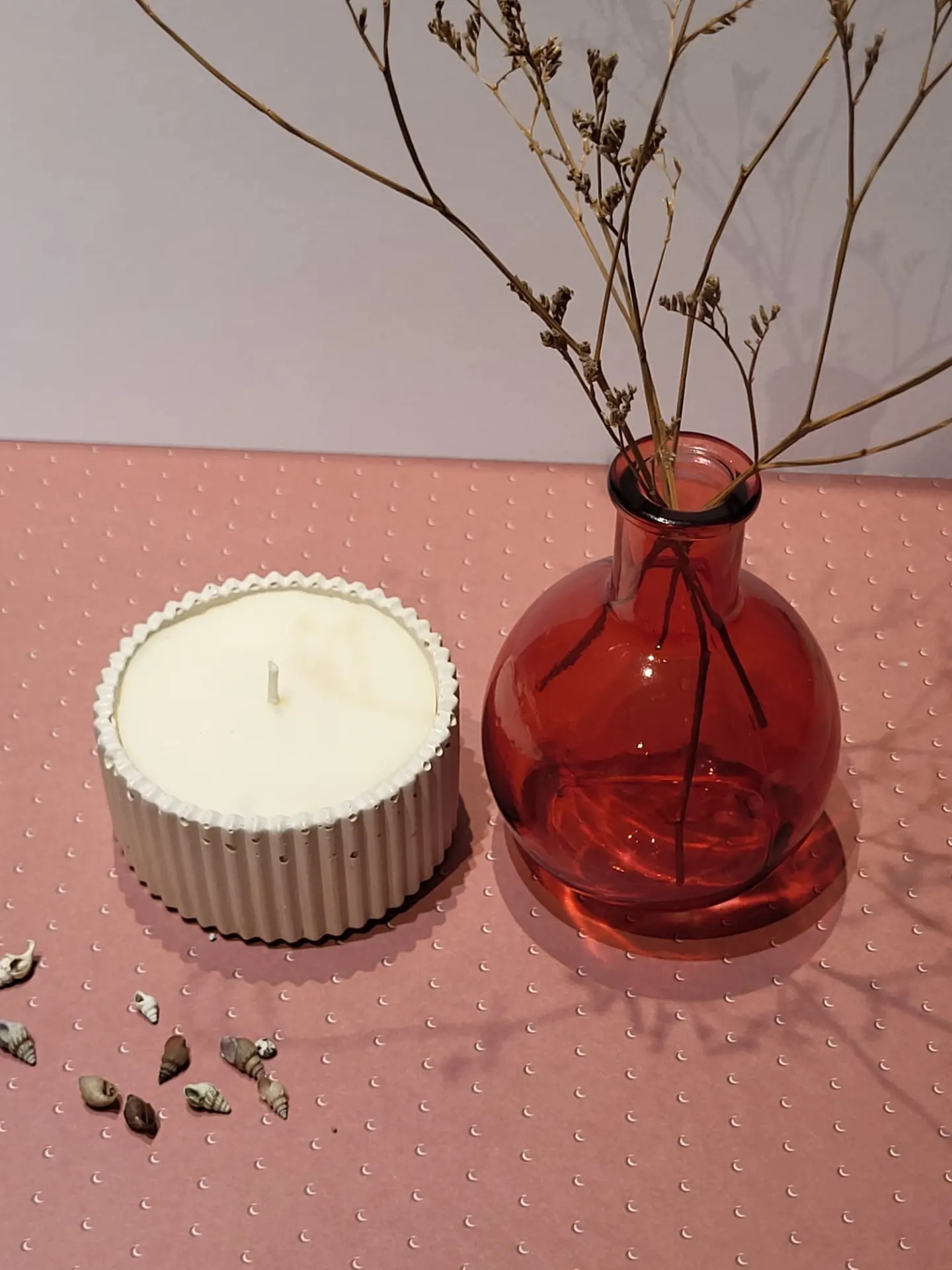 נרות טבעיים בגדלים שונים