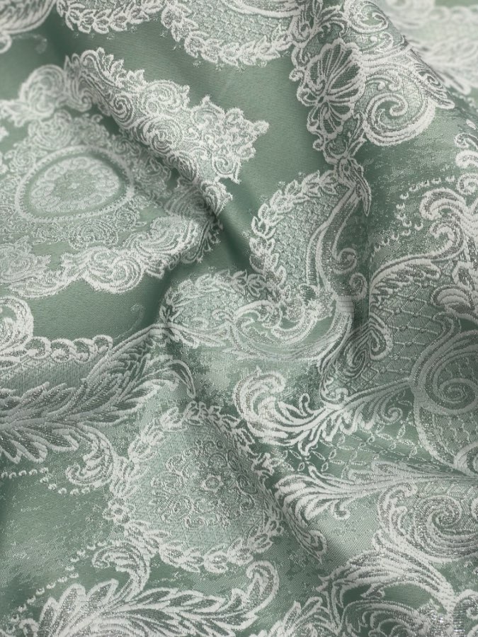 ז׳קארד דגם מלכות צבע טורקיז כסף