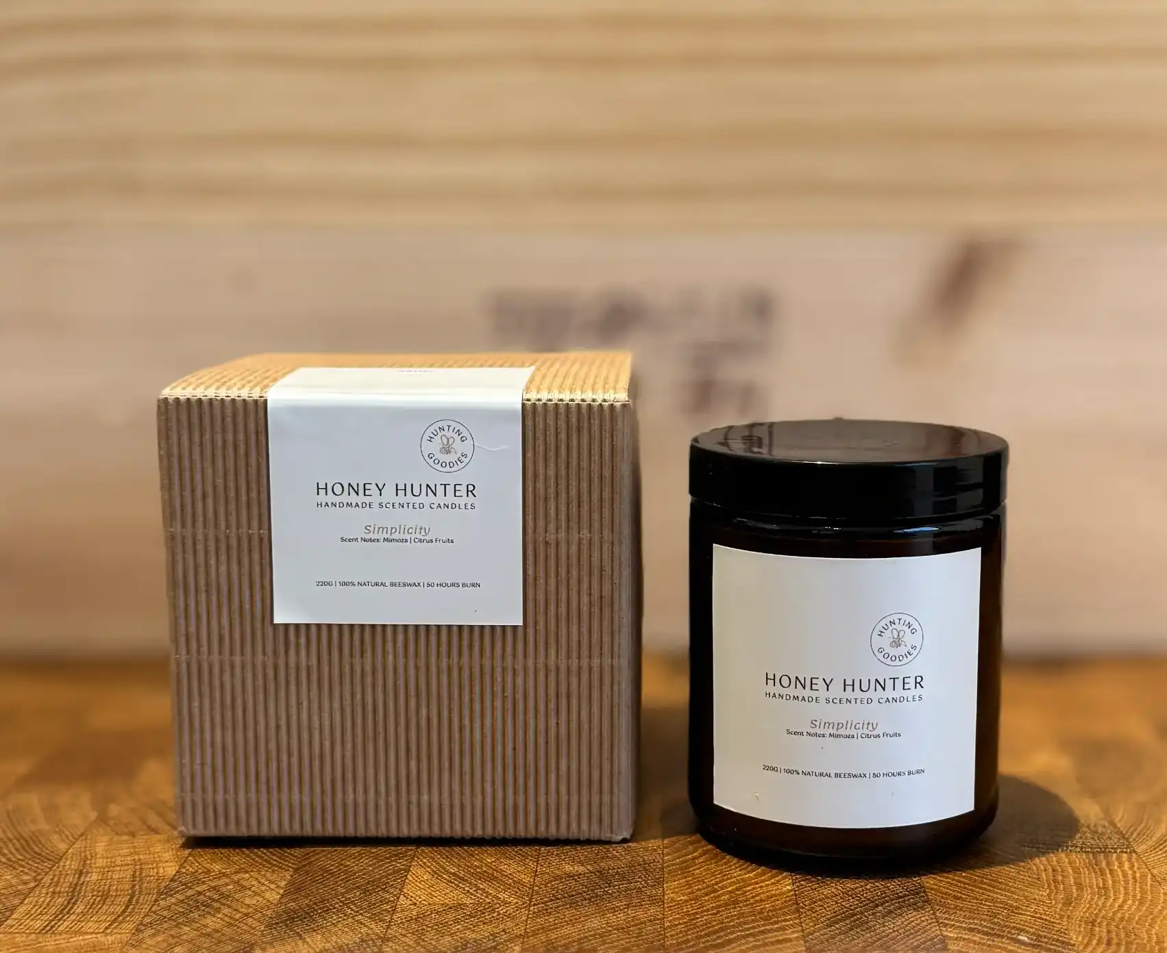 נרות ריחניים גדולים (220 גרם)