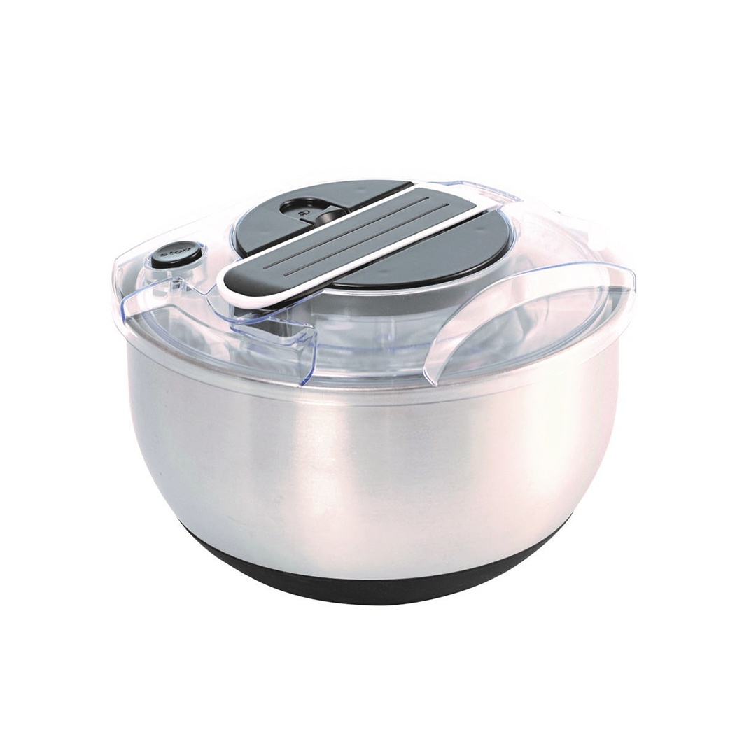 ‫מייבש חסה עם קערת נירוסטה 5‬‏ ‫ליטר קוטר 24.5 ס"מ סולתם‬‏