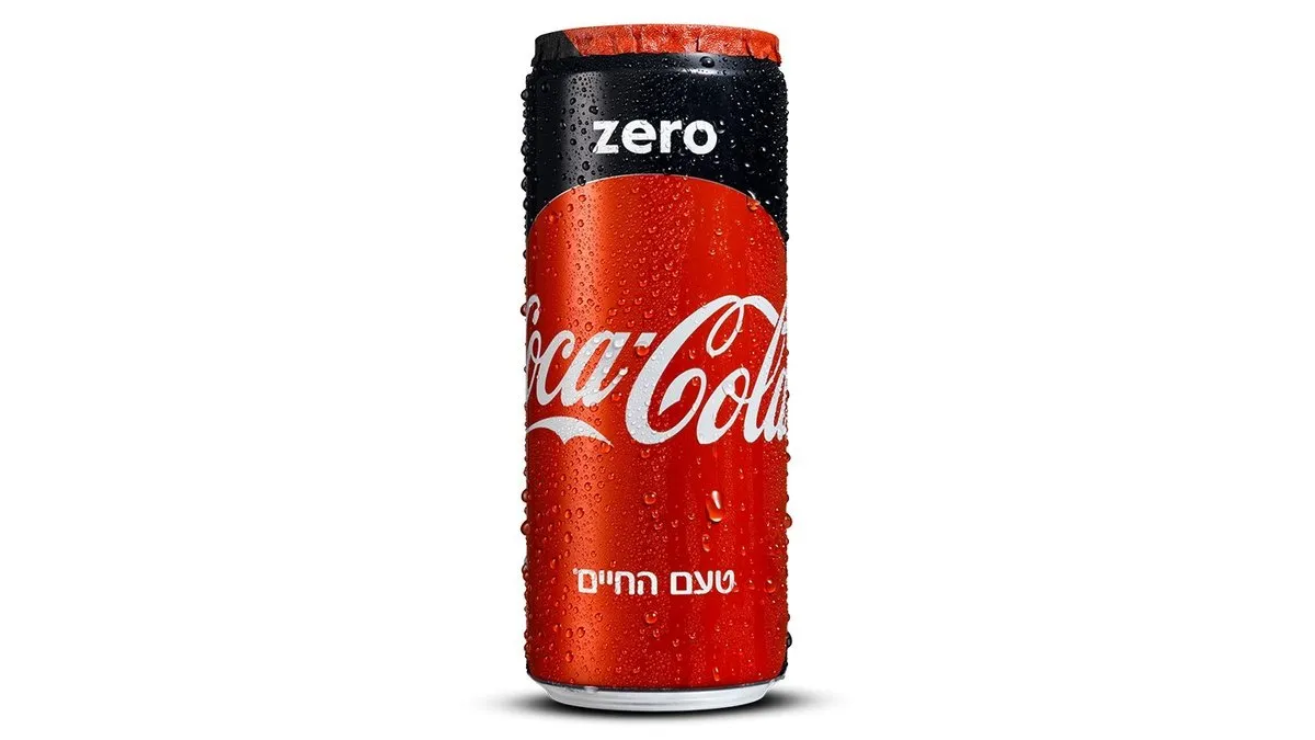 פחית קוקה קולה זירו  330 מ"ל
