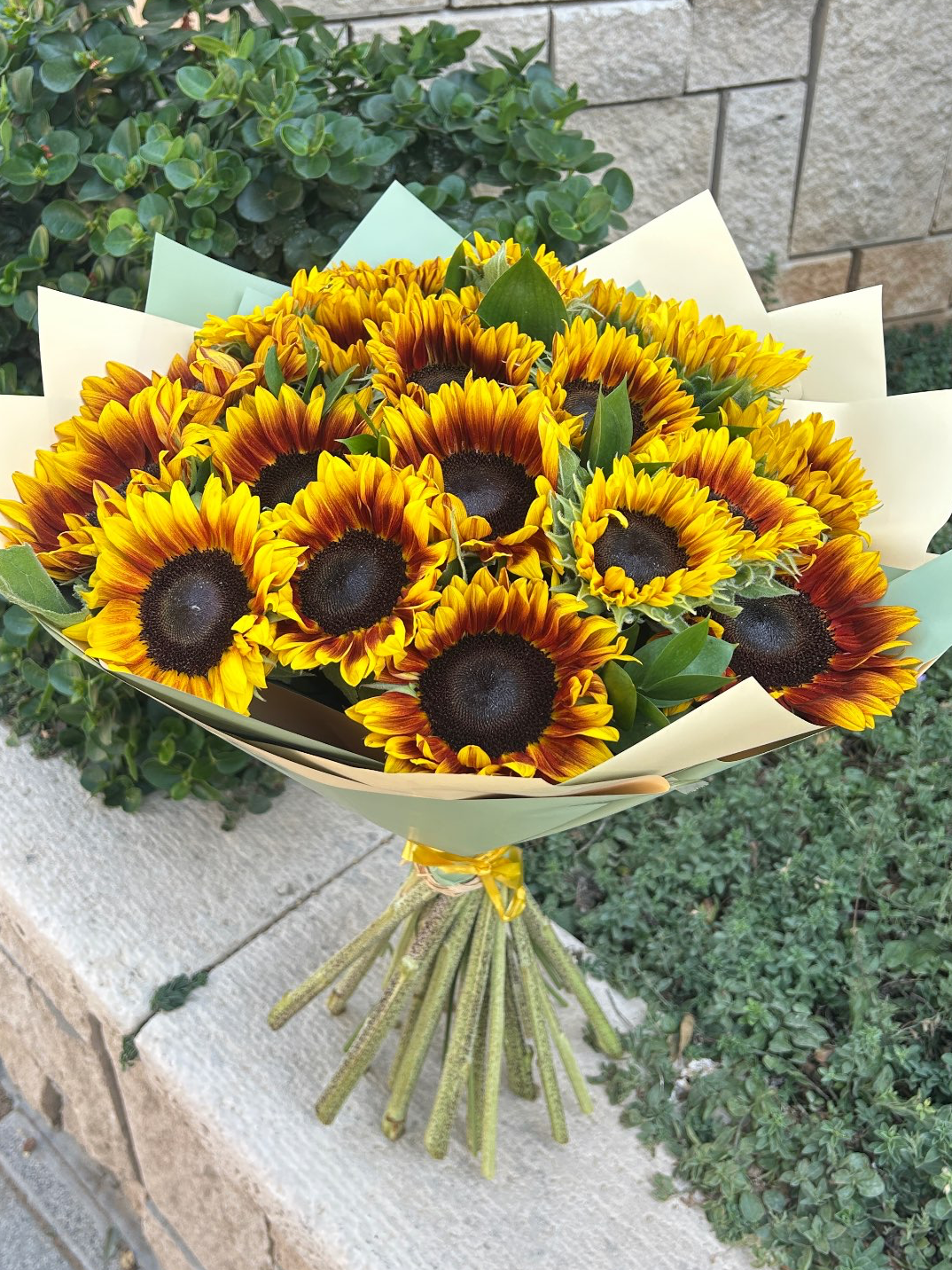 זר חמניות 200₪