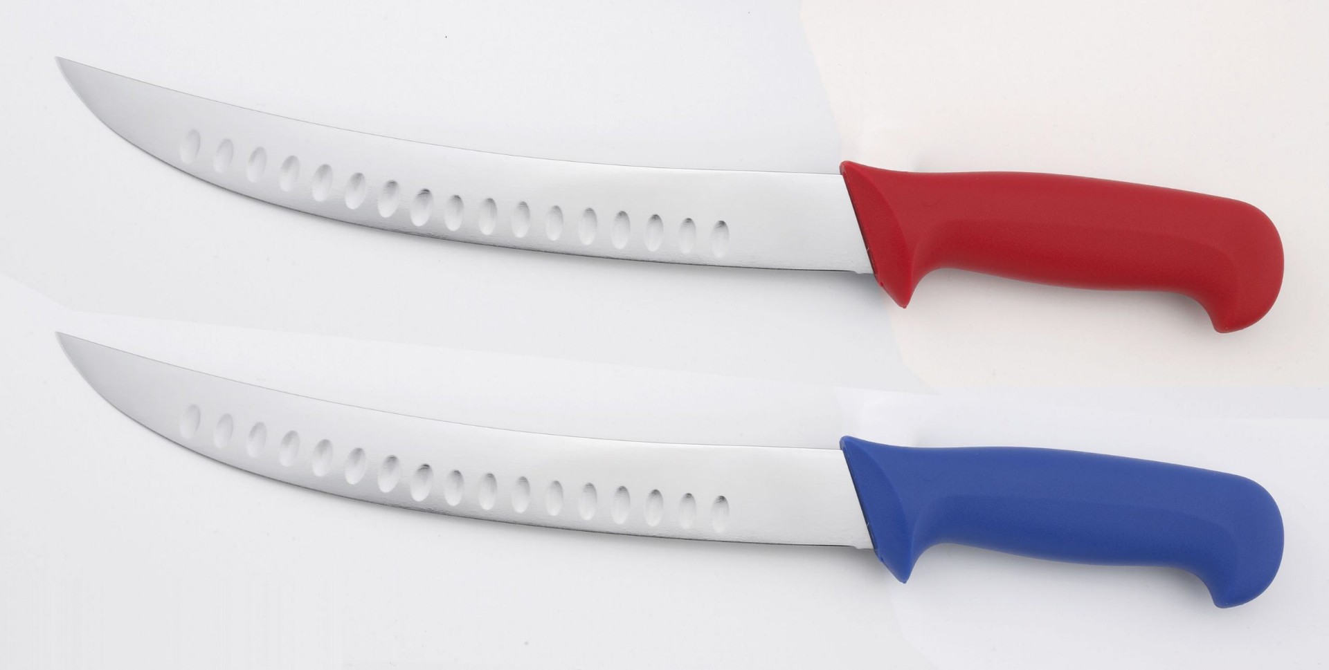 סכין בשר 25/10 להב מעוגלת ידית פלסטיק סולתם