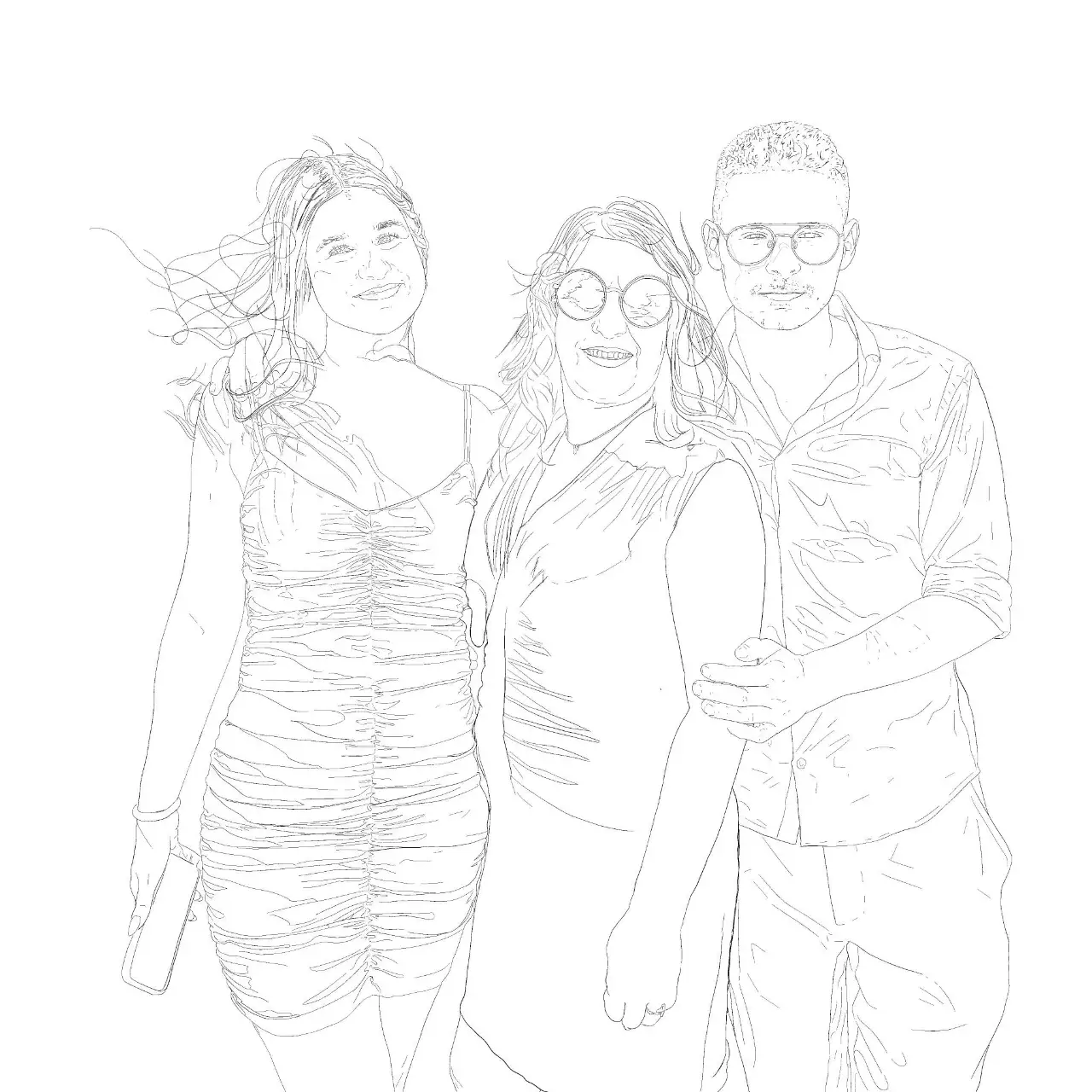 ציור בקווים בלבד