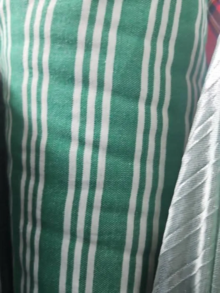 פישתן כותנה פסים רוחב 150 ס"מ