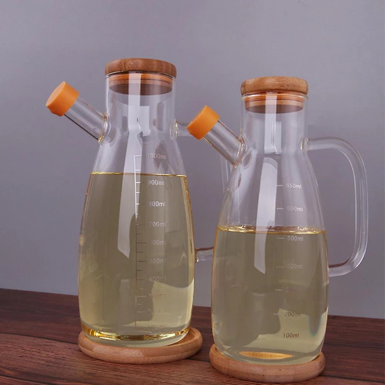 בקבוק שמן זית ורטבים מכסה במבוק ב2 גדלים 