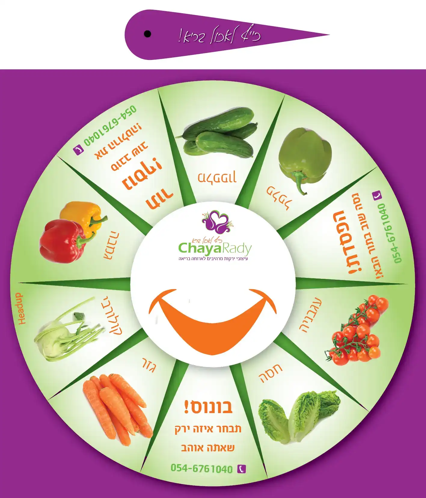 בניית מותג - חיה רדי - כייף לאכול בריא