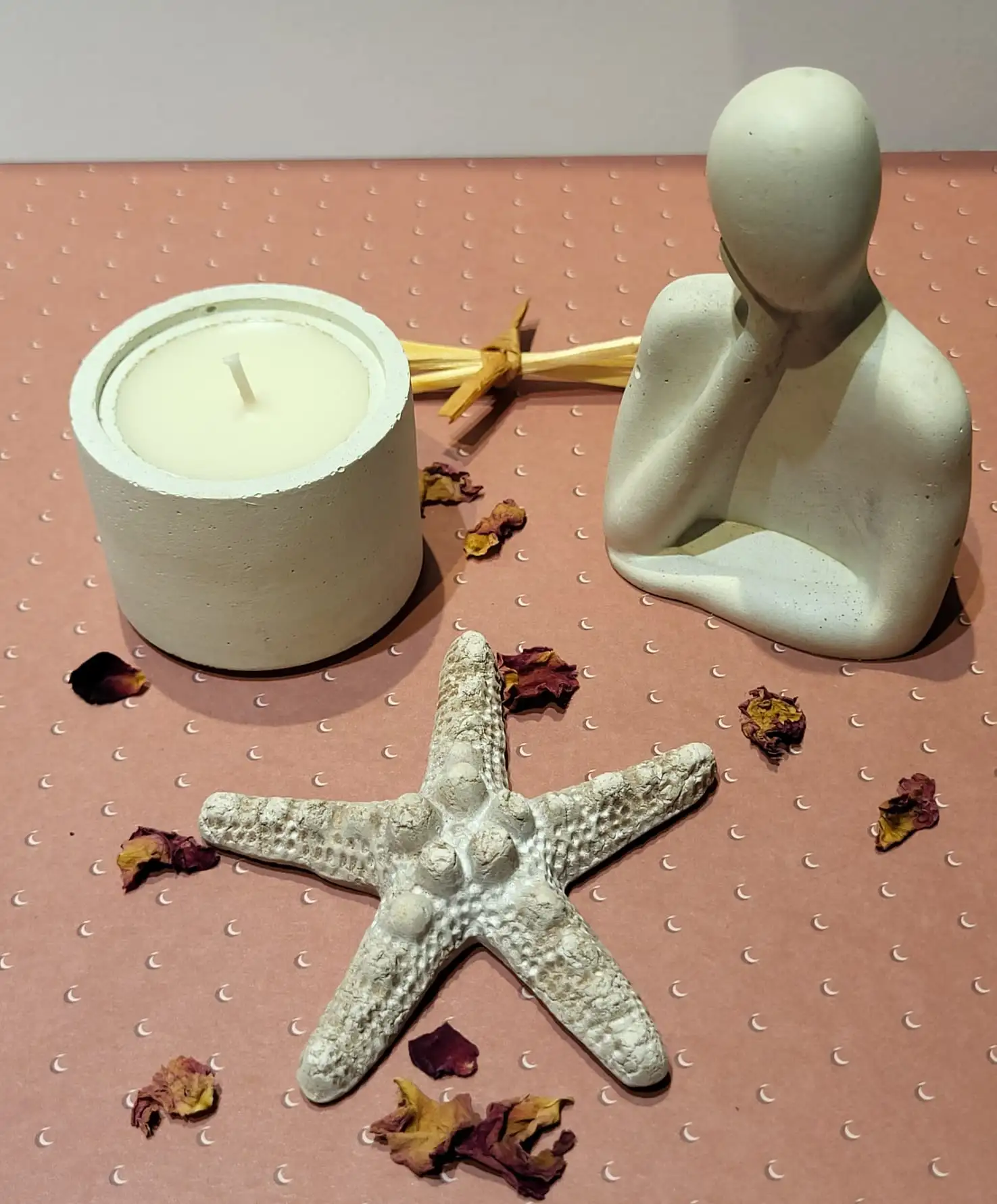 נרות טבעיים בגדלים שונים