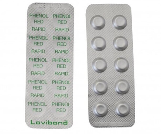 10 טבליות לבדיקת כלור/10 טבליות PH לערכת LOVIBOND מבחנת השוואת צבעים