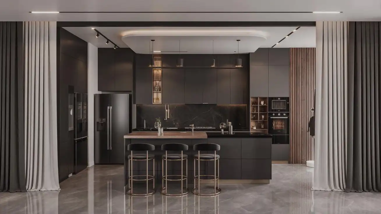 מטבחים כהים בהתאמה אישית | RAN KITCHENS