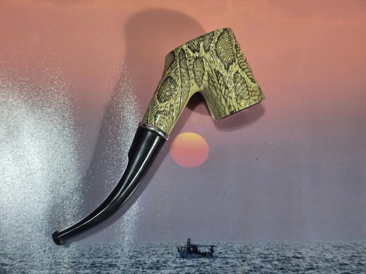 מקטרת וינטאג' איכותית יפיפיה אורך 14 ס''מ
