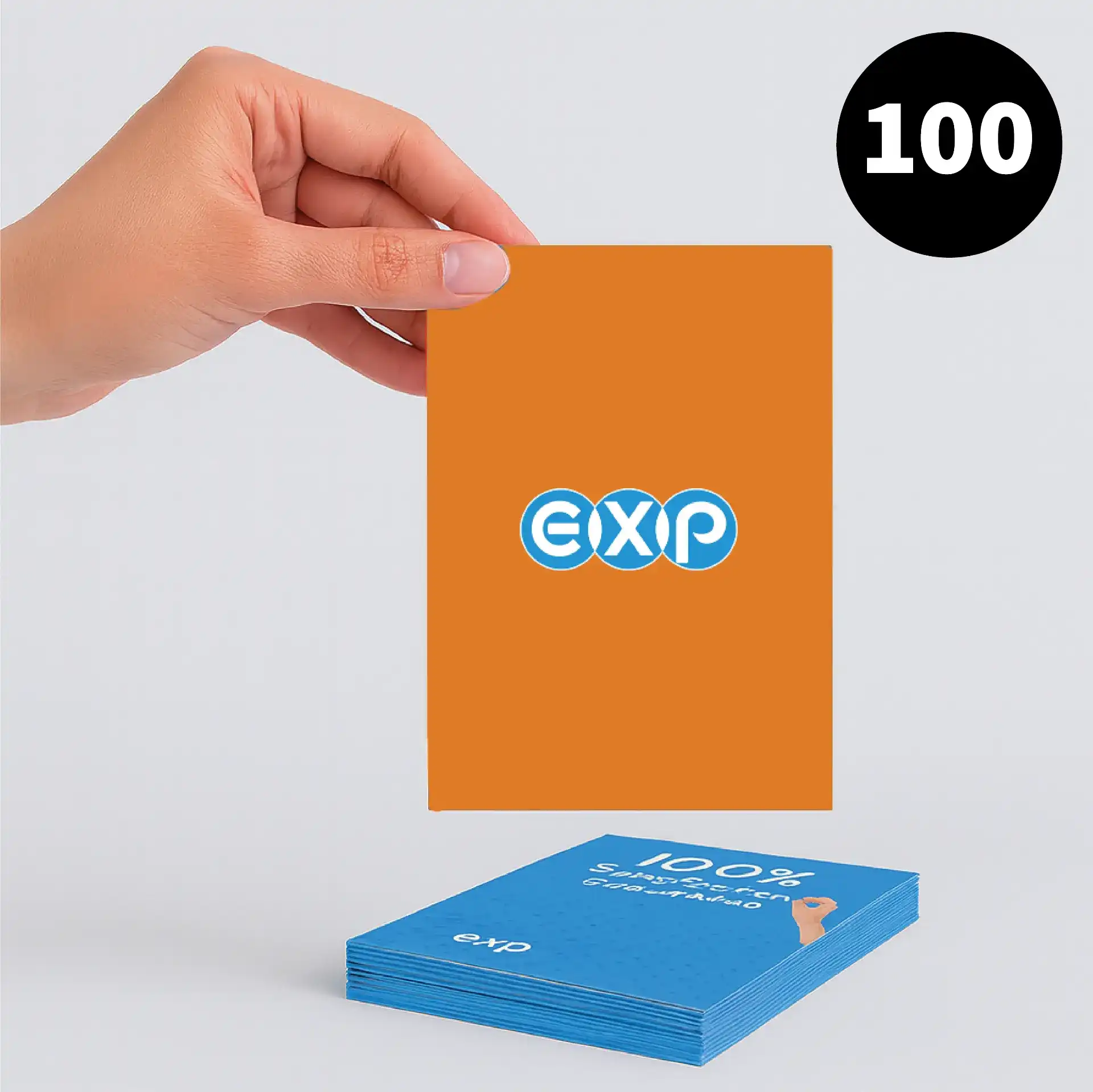 100 יח׳ גלויה גודל 10 * 15