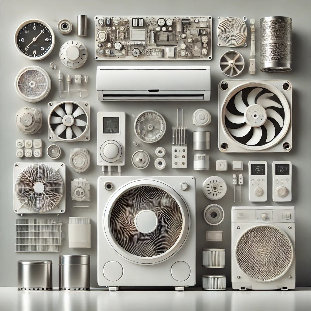 חלקים למזגן מאיץ כרטיס ועוד ..