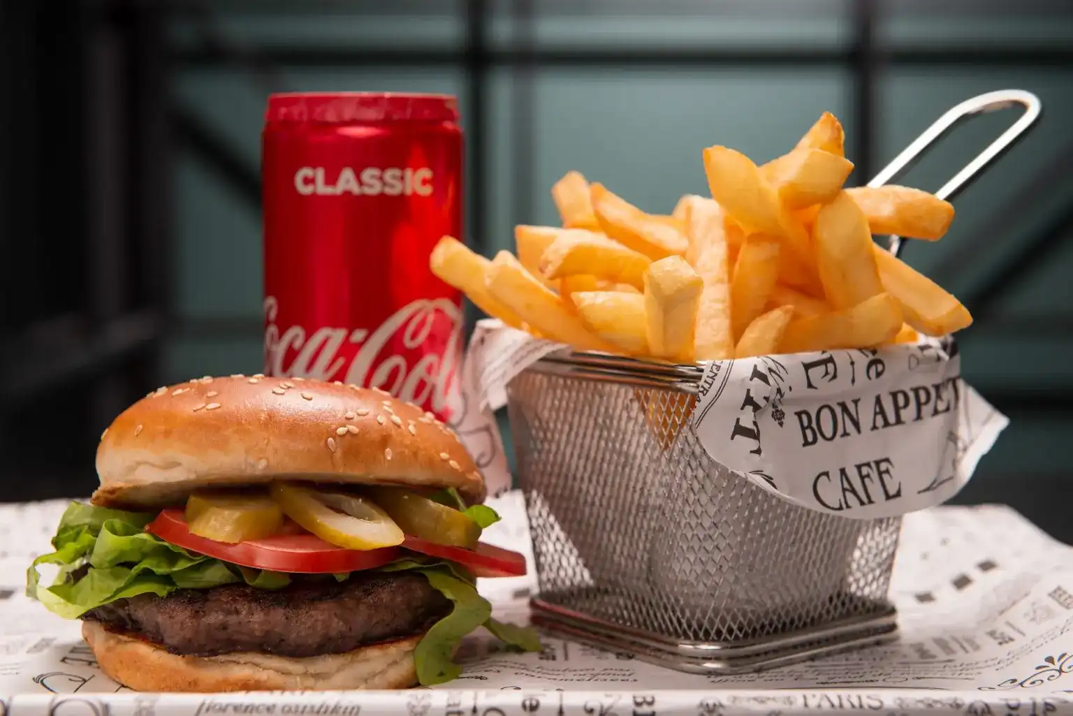 ארוחת בורגר ילדים