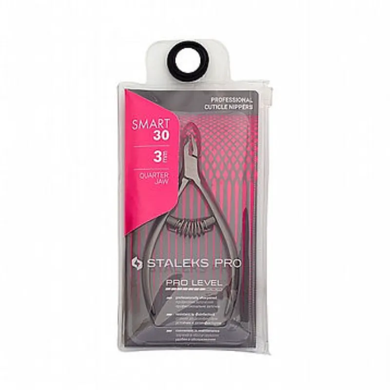צבת מניקור לעור 3ממ STALEKS PRO MANICURE NIPPERS SMART NS-30-3