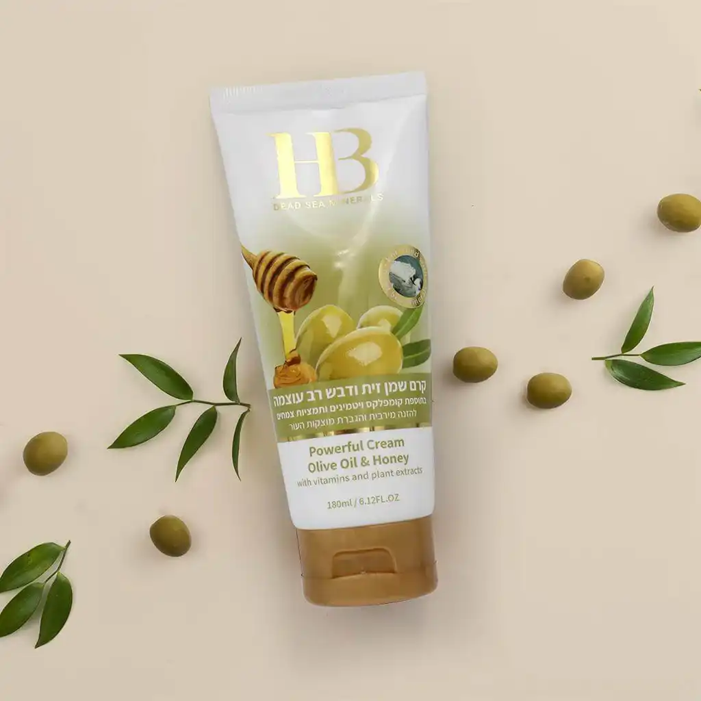 קרם שמן זית ודבש עוצמתי