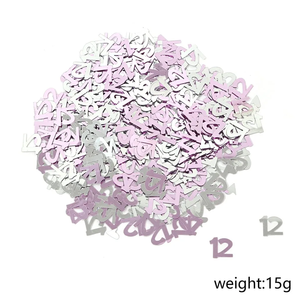 קונפטי לקישוט שולחן